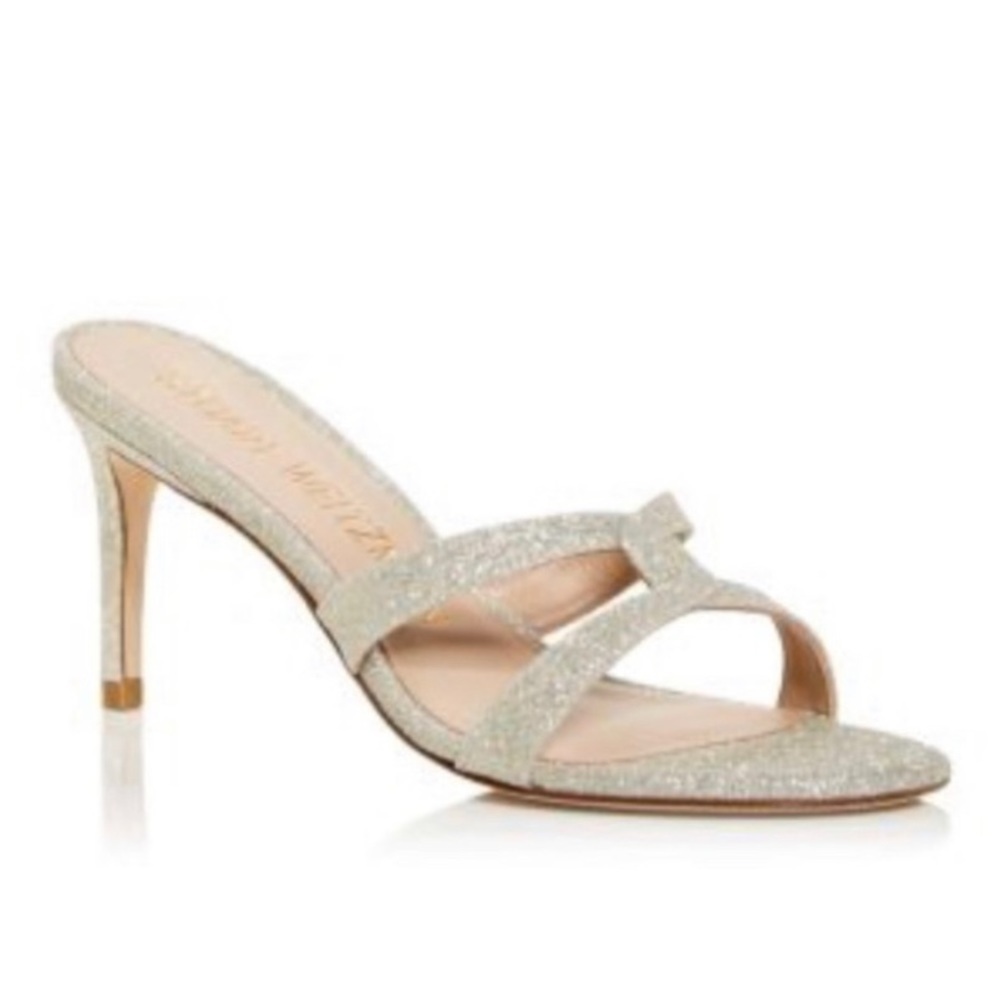Stuart Weitzman Women’s Soirée Sleek 75 Slide Sandals